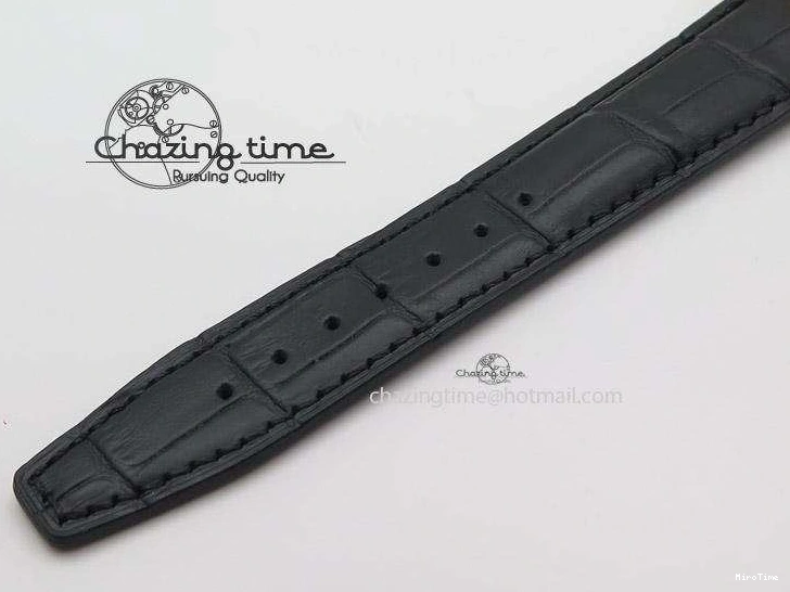 MIROTIME 0516 Portofino Chrono RG Black Dial on Black Leather Strap A HighPerformance 7389
